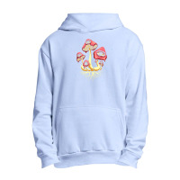 Psychedelic Mushroom Alien Shrooms Lover Urban Pullover Hoodie | Artistshot