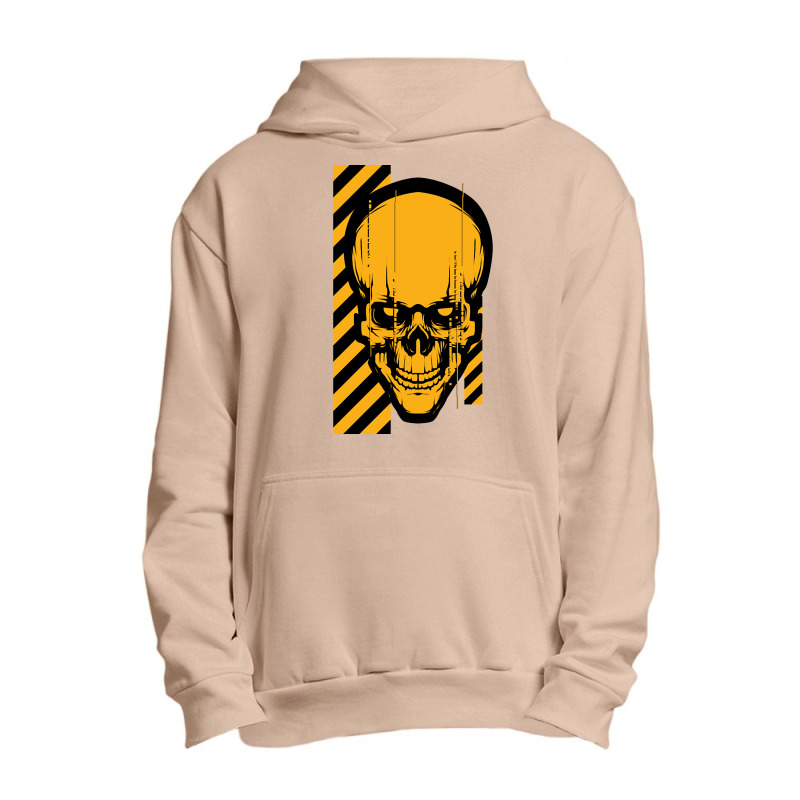 Warning Skull Urban Pullover Hoodie | Artistshot