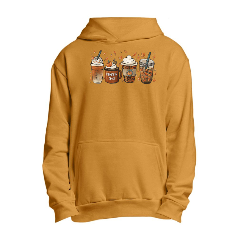 Halloween Coffee Pumpkin Latte Spice Coffee Love Fall Season T Shirt Urban Pullover Hoodie by cm-arts | Artistshot