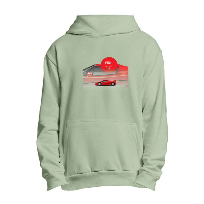 Supercar F50 Production 1995 Urban Pullover Hoodie | Artistshot