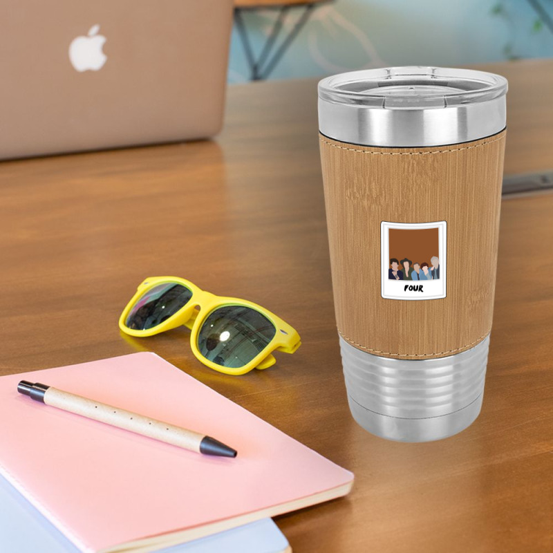 One Direction Four Album Art Leatherette Tumbler | Artistshot