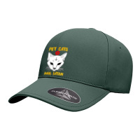 Pet Cats Hail Satan Seamless Cap | Artistshot