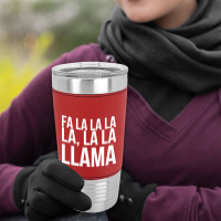 Fa La La La La La La Llama-npqnt Leatherette Tumbler | Artistshot