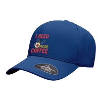 I Need More Coffee Seamless Cap | Artistshot