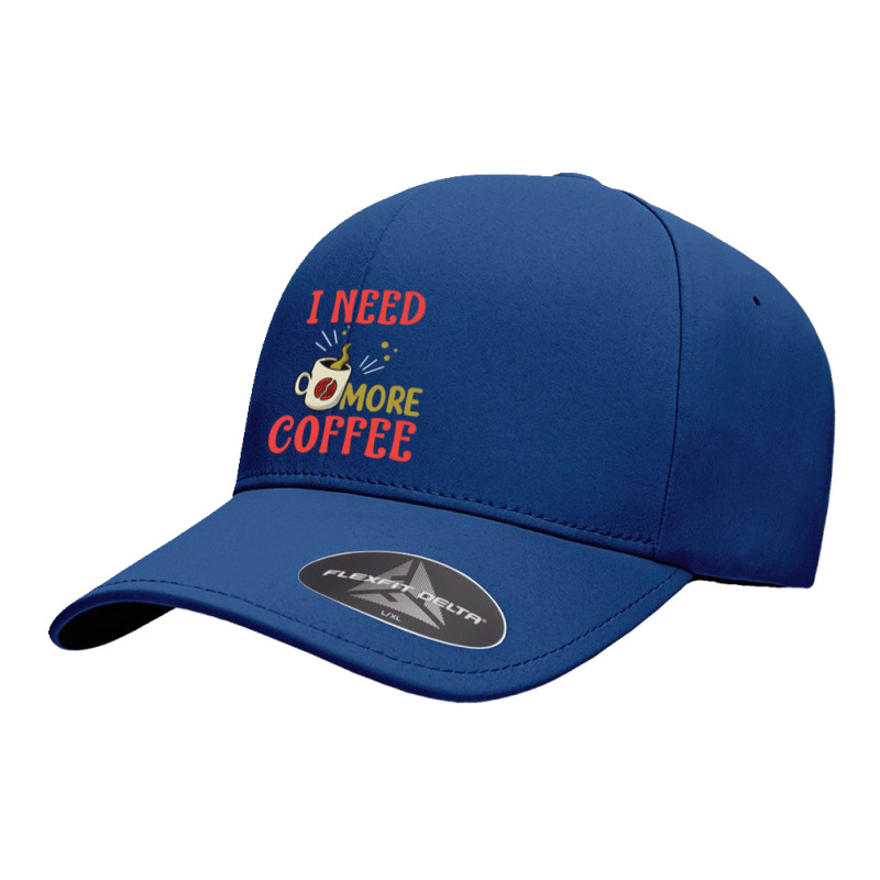 I Need More Coffee Seamless Cap | Artistshot