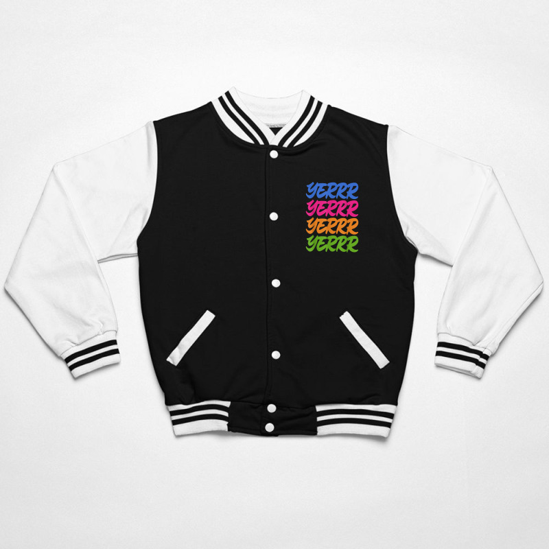 Yerrr Slang New York Lover T Shirt Bomber Jacket by qubujasaelae | Artistshot