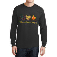 Peace Love Camping Retro Vintage Long Sleeve Shirts | Artistshot