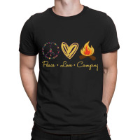 Peace Love Camping Retro Vintage T-shirt | Artistshot