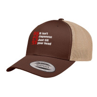 Let's Go Brandon It Isn't Japanese Just Tilt Your Head T Shirt Retro Trucker Cap | Artistshot