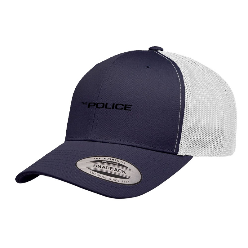 Suitable-the-police-ghost-in-the-machine-worn Retro Trucker Cap by jolera | Artistshot