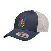 Multicolored Fox Retro Trucker Cap | Artistshot