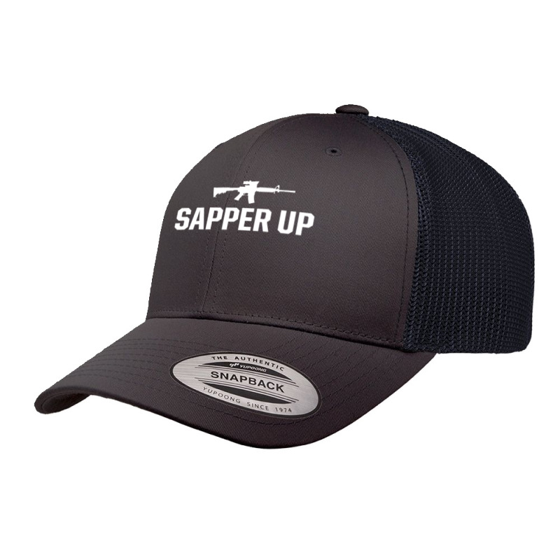 Combat Engineer Sapper Up Usa Military Retro Trucker Cap by AdeArt | Artistshot