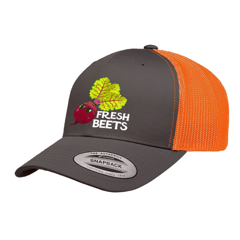 Funny Fresh Beets Organic Vegetable Retro Trucker Cap by AdeArt | Artistshot