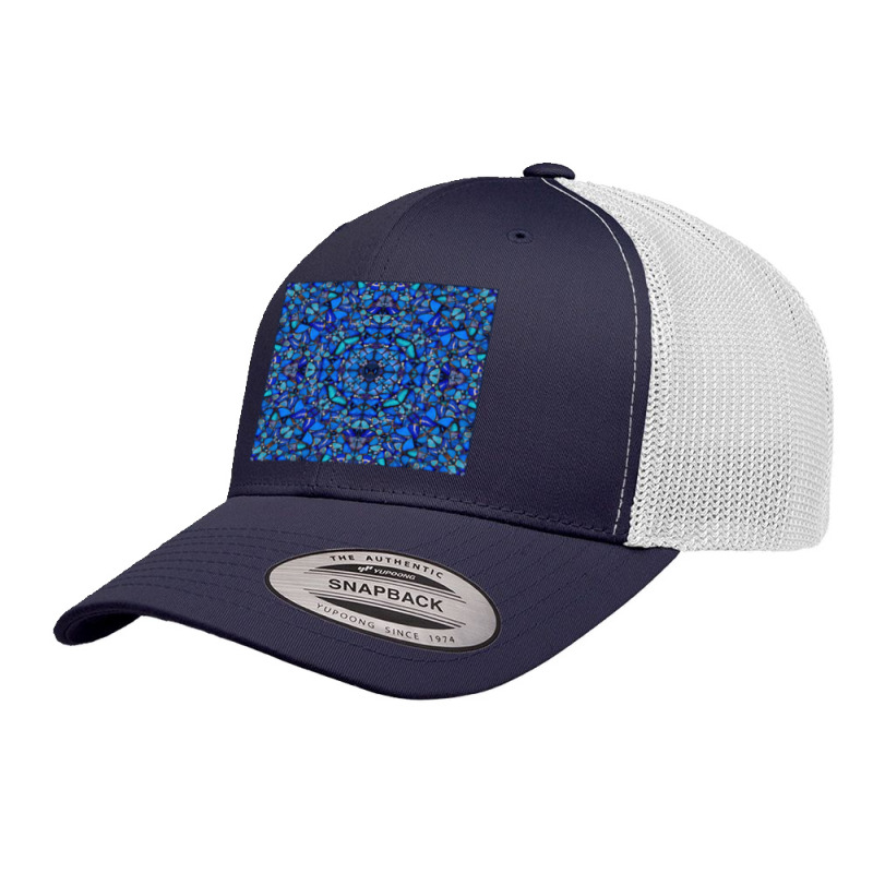 Blue Butterfly Retro Trucker Cap | Artistshot