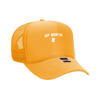 Up North Minnesota Text Foam Trucker Hat | Artistshot