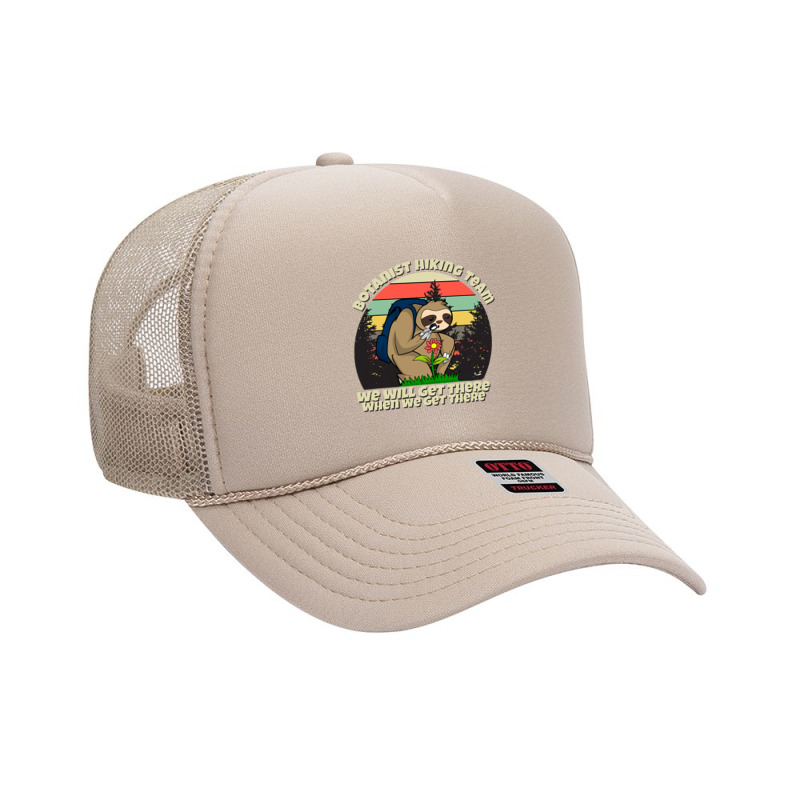 Botanist Hiking Team, Botany Sloth Foam Trucker Hat by CUSER3772 | Artistshot