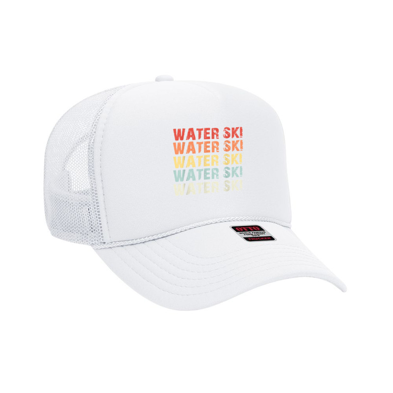 Retro Water Ski Lover Gift Waterski Love Gifts Skiing T Shirt Foam Trucker Hat by qubujasaelae | Artistshot