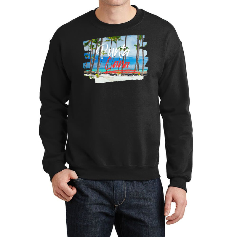 Punta Cana Dominican Republic Crewneck Sweatshirt by spreadshirt.com/Wolf shop | Artistshot