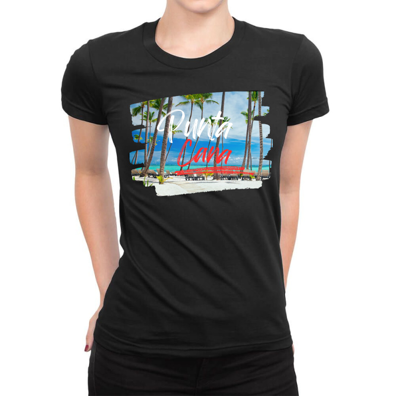 Punta Cana Dominican Republic Ladies Fitted T-Shirt by spreadshirt.com/Wolf shop | Artistshot