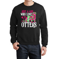 Otter Lover T  Shirt Girl Love Otter Grunge Vintage T  Shirt Crewneck Sweatshirt | Artistshot