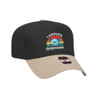 Retro Anime Shirt I Axolotl Questions Amine Lovers Gift T Shirt Adjustable Baseball Cap | Artistshot