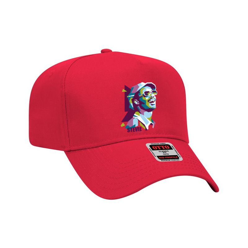 C:\users\dell\desktop\l2\chung 7\stevie Wonder Stevie Wonder Popart __ Adjustable Baseball Cap | Artistshot