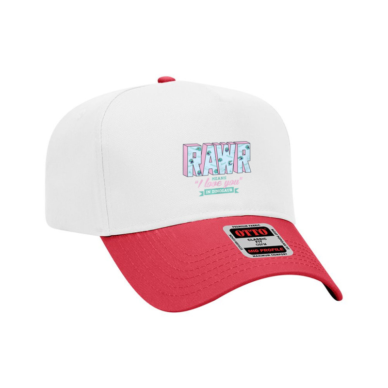 Rugrats Rawr Means I Love You In Dinosaur Adjustable Baseball Cap | Artistshot