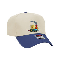 Funny Dinosaur Riding A Train Tyrannosaurus Dino Adjustable Baseball Cap | Artistshot