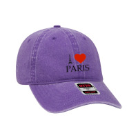 I Love Paris Classic Dyed Cap | Artistshot