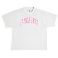 Lancaster California Ca Varsity Style Pink Text Urban Heavy T-shirt | Artistshot