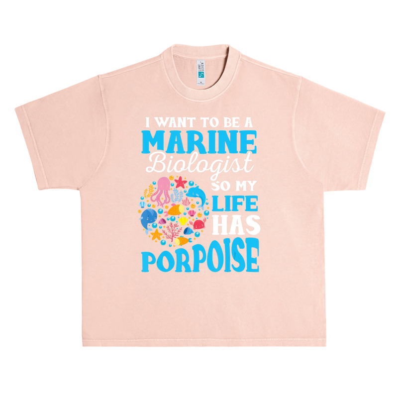 Marine Biology Future Marine Biologist Saying Urban Heavy T-shirt | Artistshot