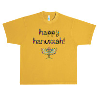 Happy Hanukkah  Jewish Holiday Chanukah Urban Heavy T-shirt | Artistshot