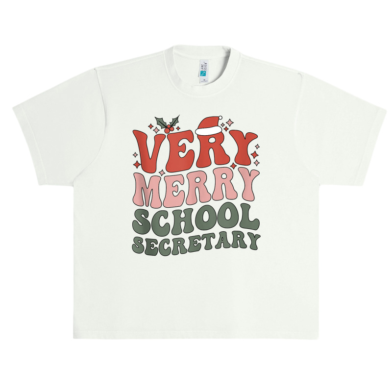 Merry School Secretary Christmas School Secretary Xmas Party Tank Top Urban Heavy T-shirt | Artistshot