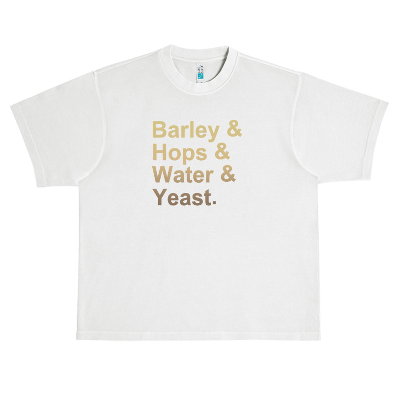 Barley Hops Water Yeast Urban Heavy T-shirt | Artistshot