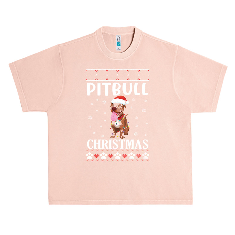 Merry Christmas Noel Day Pitbull Dog Lo Pitbull Dog Dancing With Snow  Urban Heavy T-shirt by kerchingparticular | Artistshot