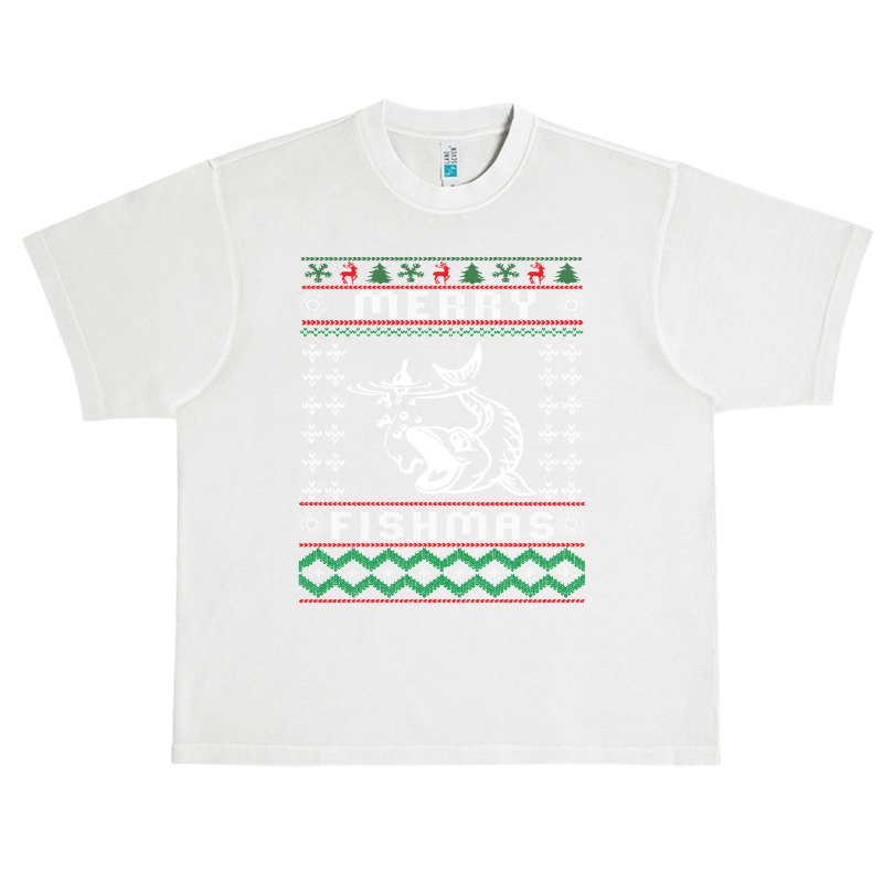 Merry Fishmas Merry Fishmas Funny Christmas Xmas Gifts For Fishers Urban Heavy T-shirt by kerchingparticular | Artistshot