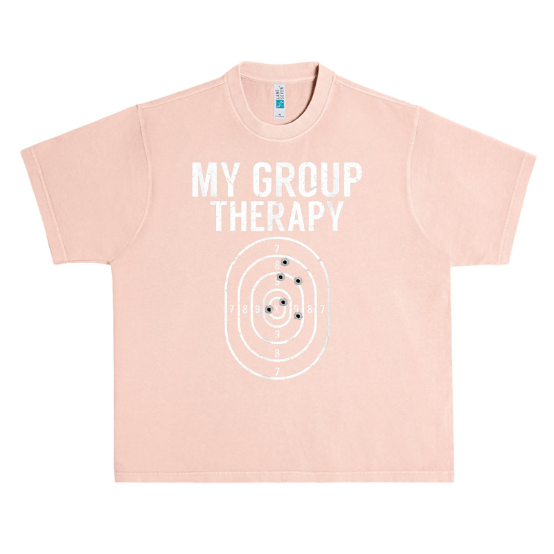 Gun Owner Group Therapy Gift Funny Shooting Range Target Urban Heavy T-shirt | Artistshot