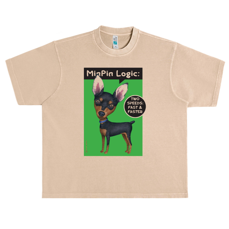 Miniature Pinscher Lover Miniature Pinscher Standing Urban Heavy T-shirt by kerchingparticular | Artistshot