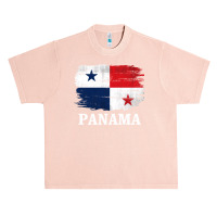 Vintage Panama Flag For Panamanian Gift Long Sleeve T Shirt Urban Heavy T-shirt | Artistshot