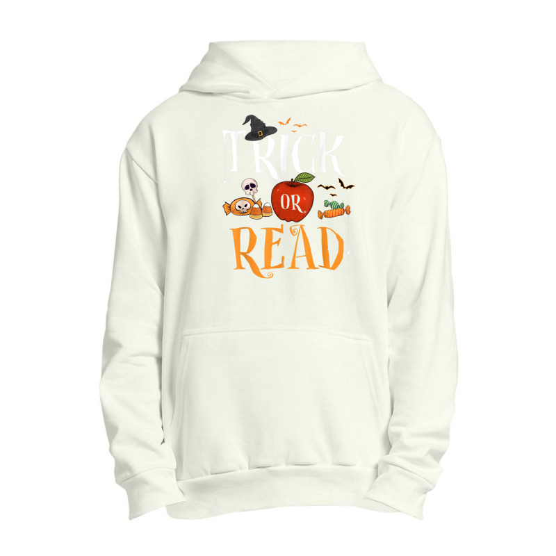 Funny Tricks Or Read Librarian Halloween Costume Book Lover T Shirt Urban Pullover Hoodie | Artistshot