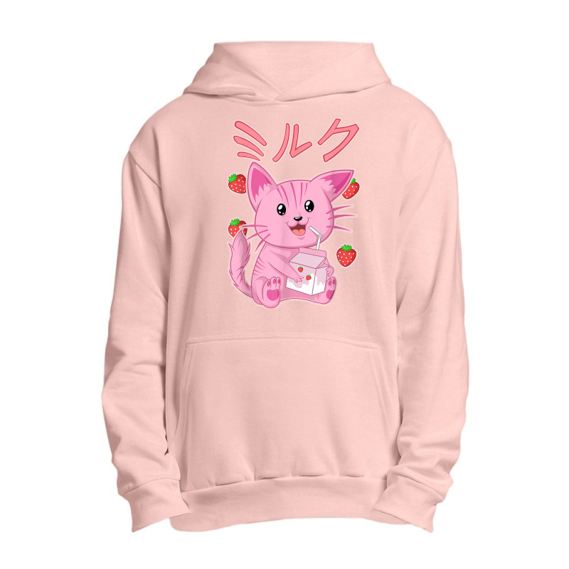 Japanese Anime Otaku Strawberry Milkshake Clothes Urban Pullover Hoodie by ROMAINEDWILEY | Artistshot