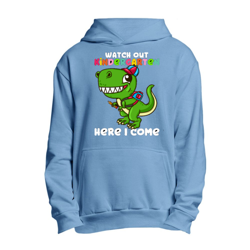 Watch Out Kindergarten Here I Come Dinosaur  (17) Urban Pullover Hoodie by cm-arts | Artistshot