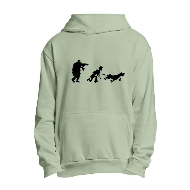 Mystery Gang Chase Silhouette Urban Pullover Hoodie by BOBBYDAVIS | Artistshot