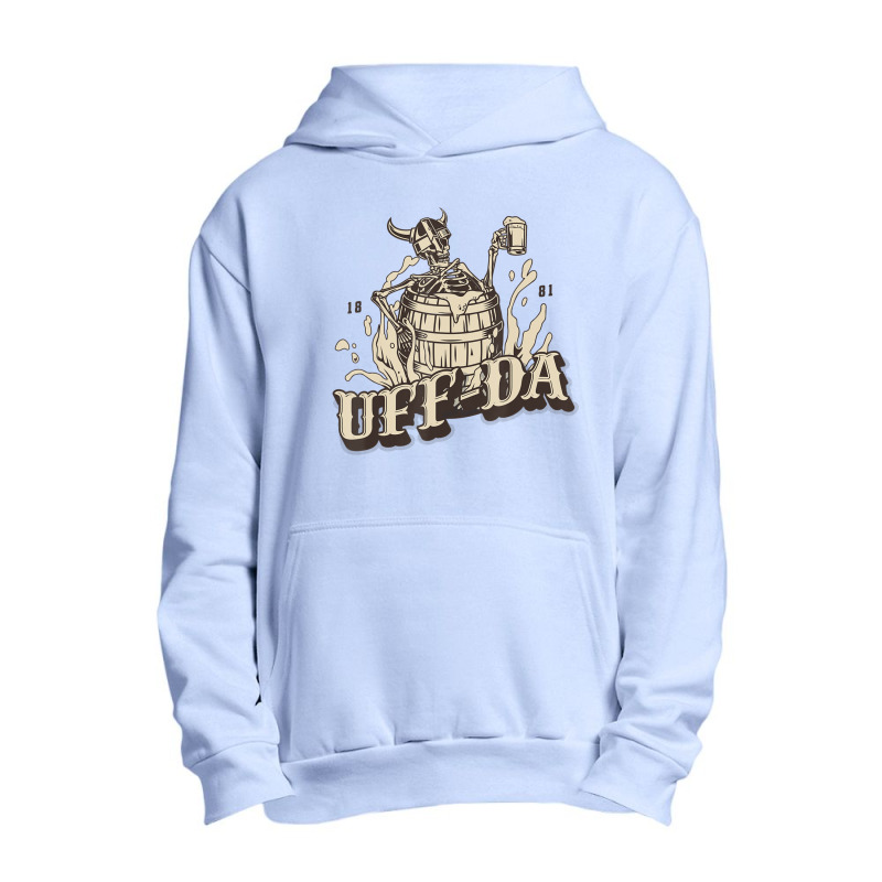 Scandinavian Uff Da Popular Nordic Quotes And Sayings Urban Pullover Hoodie | Artistshot