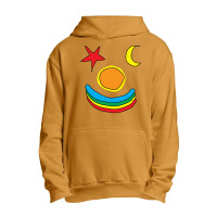 Stars And Moonstars, Moon, Sun And Rainbow Urban Pullover Hoodie | Artistshot