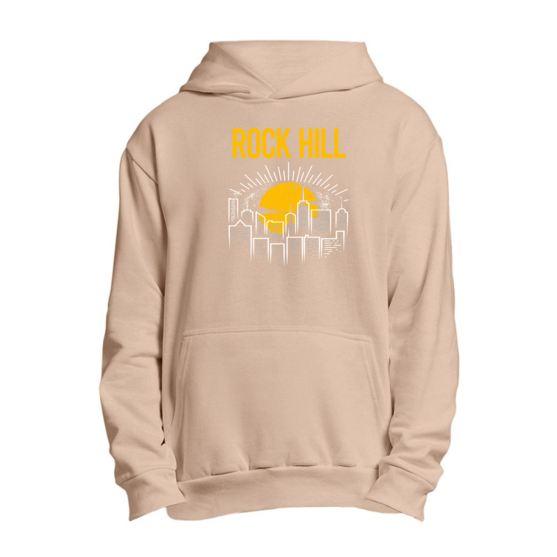 Yellow Moon Rock Hill Urban Pullover Hoodie | Artistshot