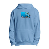 Blue Mini Van Cartoon Urban Pullover Hoodie | Artistshot