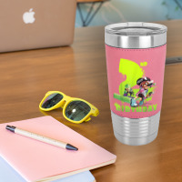 Splatoon Inkling 2nd Birthday Green Splatter Portrait Leatherette Tumbler | Artistshot