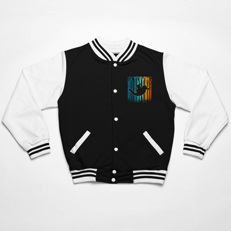 Retro Vintage Skydiving Bomber Jacket | Artistshot