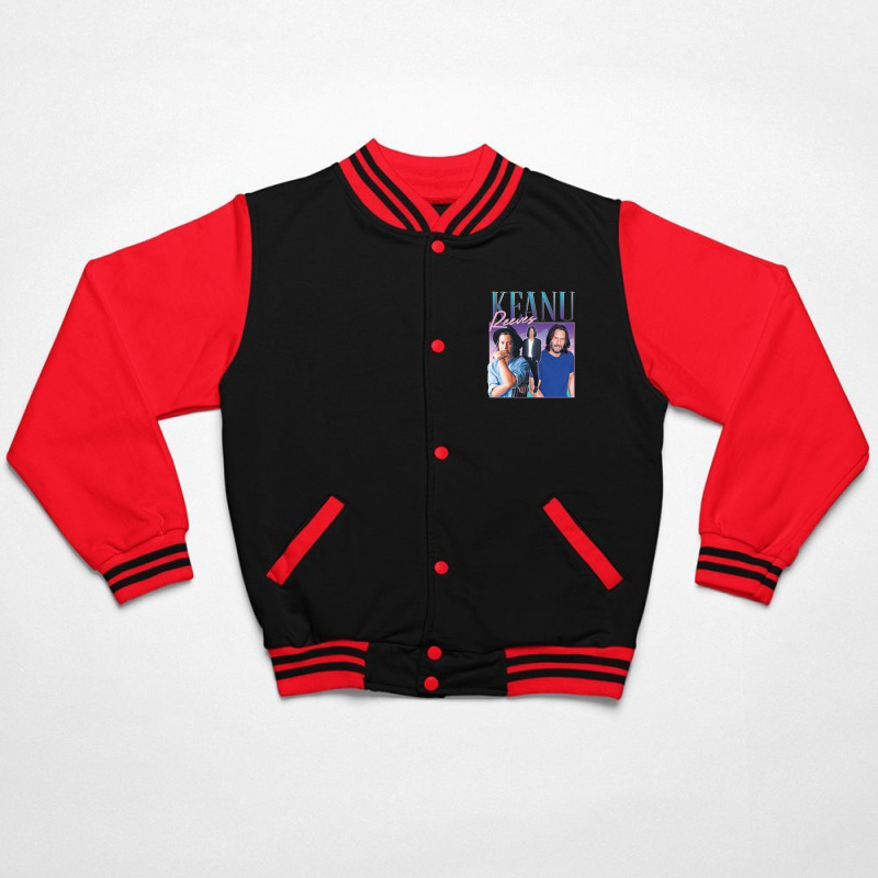 Kenau Reeves Homage, Kenau Reeves Homage Art, Kenau Reeves Homage Pain Bomber Jacket | Artistshot